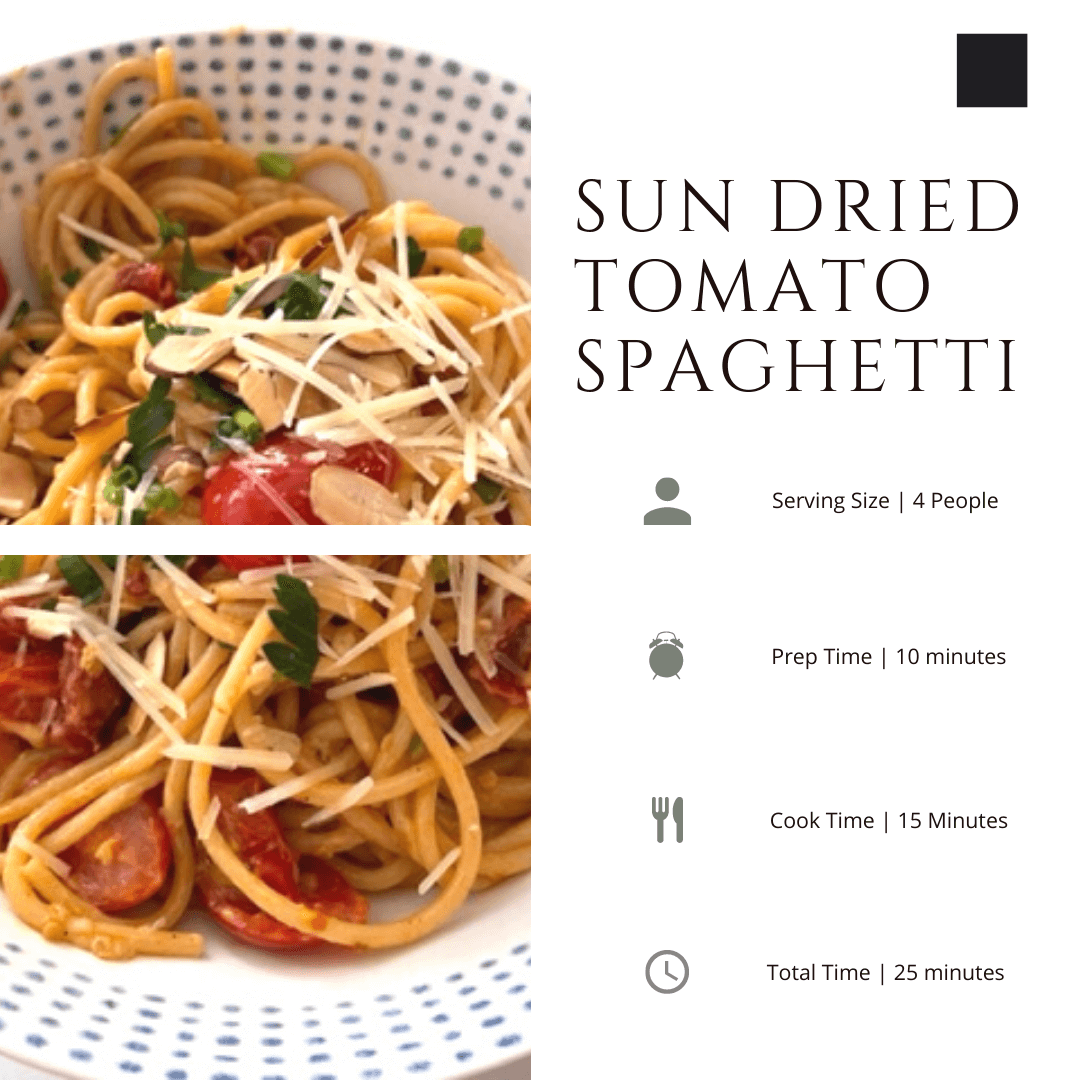 Sun Dried Tomato Spaghetti: Our Take On The RICH HelloFresh Recipe